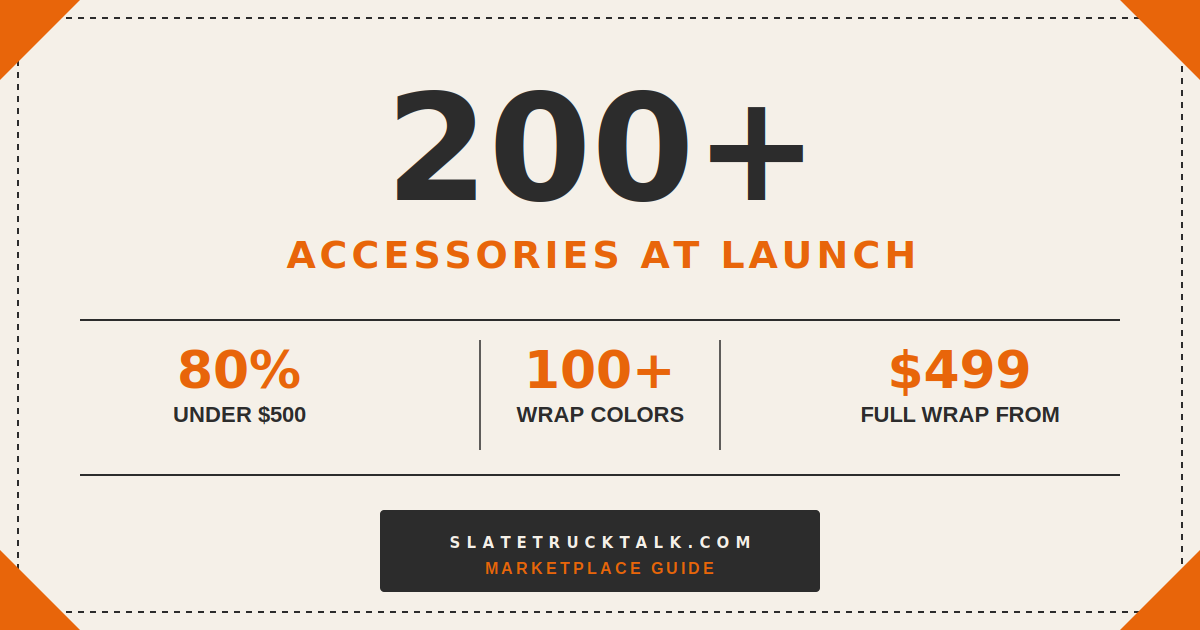 slate truck accessories